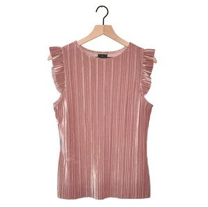 Worthington Pink Velvet Top